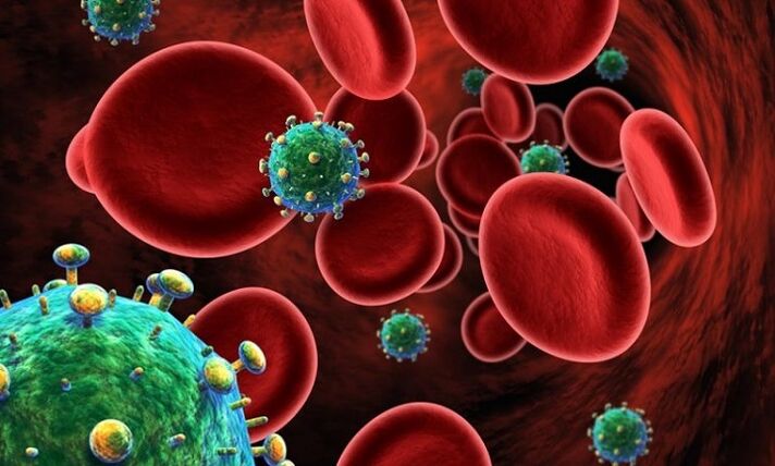 Viruses in the body as a cause of the development of prostatitis.